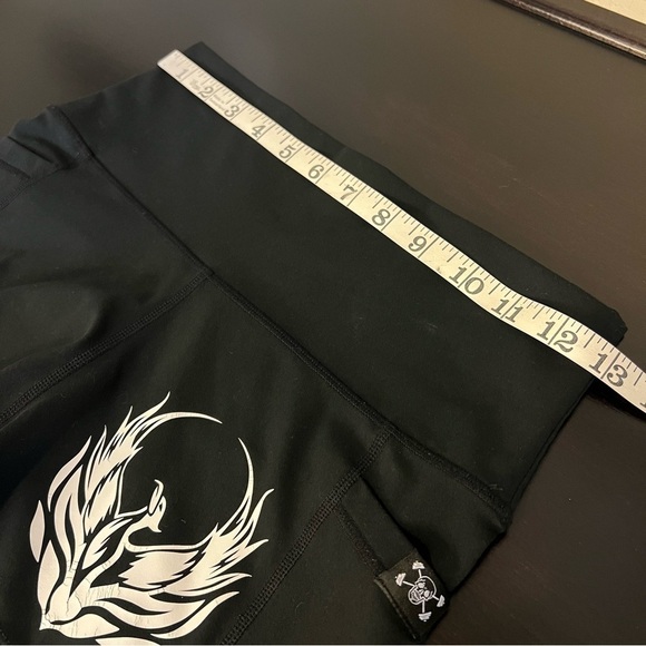 CVG Constantly Varied Gear stretchy shorts, skull tag, black, size XS - Picture 5 of 9